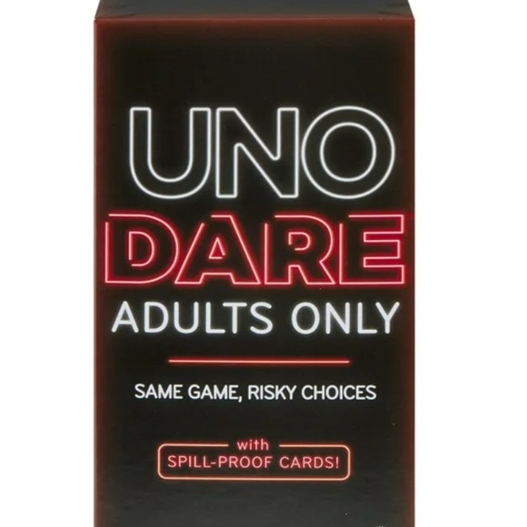 Uno Dare Adults Only Card Game - Black - Picture 1 of 6